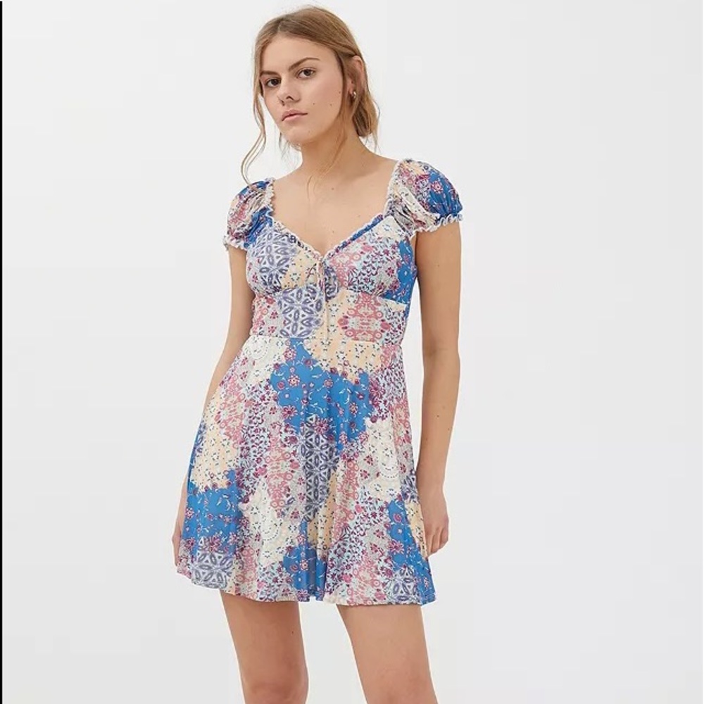 Urban Outfitters Audrey Mesh Mini Dress